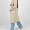 ترنچ کت آستردار کتان زارا