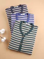 ژاکت کبریتی راه راه