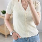 بافت کریستالی آستین کوتاه