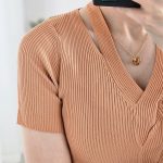 بافت کریستالی آستین کوتاه