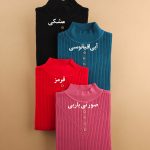 بلوز بافت یقه سه سانت