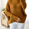 تونیک پانچ بافت یقه اسکی
