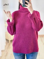 بلوز بافت یقه اسکی کبریتی