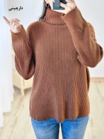 بلوز بافت یقه اسکی کبریتی