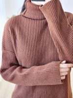 بلوز بافت یقه اسکی کبریتی