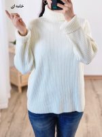 بلوز بافت یقه اسکی کبریتی