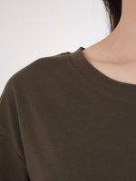 بلوز نخ پنبه آستین سه ربع
