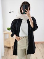 شومیز مانتویی کتان