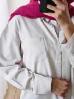 شومیز مانتویی کتان