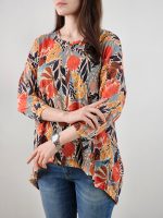 بلوز آستین سه ربع زنانه