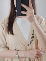 پیراهن بلند گلدوزی