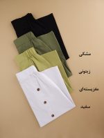 دامن لینن جلو چاکدار