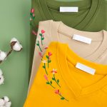 تیشرت گلدوزی یقه هفت
