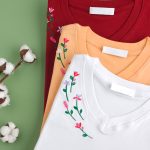 تیشرت گلدوزی یقه هفت
