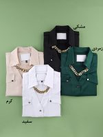 شومیز آستین کوتاه ساتن