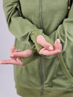 سویشرت دورس پنبه فینگر دار