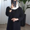 تونیک مانتویی جلو بسته