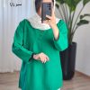 تونیک مانتویی جلو بسته