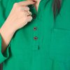 تونیک مانتویی جلو بسته