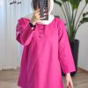 تونیک مانتویی جلو بسته