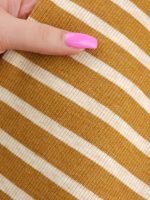 تاپ کبریتی راه راه یقه گرد