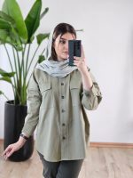 شومیز مانتویی کتان