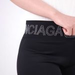 شلوار بوت کات مشکی کمر پهن