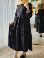 پیراهن بلند چین دار سایه