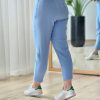 شلوار مام فیت کتان زنانه درسا سری پنجم سایز 2XL-3XL