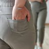 شلوار مام فیت کتان زنانه درسا سری پنجم سایز 2XL-3XL