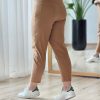 شلوار مام فیت کتان زنانه درسا سری پنجم سایز 2XL-3XL
