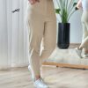 شلوار مام فیت کتان زنانه درسا سری پنجم سایز 2XL-3XL