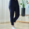 شلوار مام فیت کتان زنانه درسا سری پنجم سایز 2XL-3XL