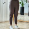 شلوار مام فیت کتان زنانه درسا سری پنجم سایز 2XL-3XL