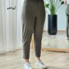 شلوار مام فیت کتان زنانه درسا سری پنجم سایز 2XL-3XL