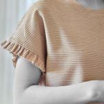 تیشرت آستین چین دار