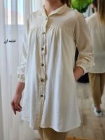 مانتو زنانه الیاف طبیعی