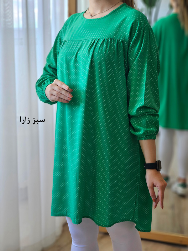 تونیک نخی خال خالی