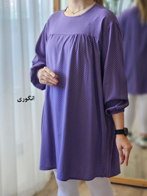 تونیک نخی خال خالی