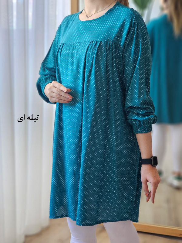 تونیک نخی خال خالی