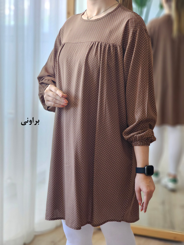 تونیک نخی خال خالی