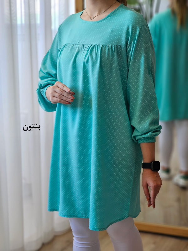 تونیک نخی خال خالی
