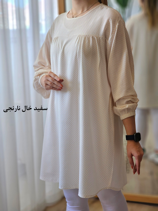 تونیک نخی خال خالی