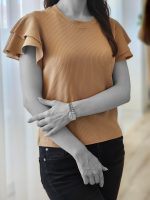 تیشرت نخ پنبه آستین حلزونی