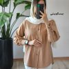 شومیز مانتویی لینن
