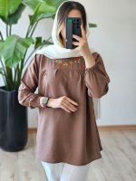 تونیک مانتویی گلدوزی