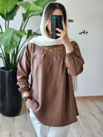 تونیک مانتویی گلدوزی