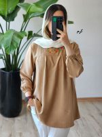 تونیک مانتویی گلدوزی