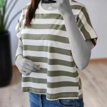 تیشرت نخ پنبه راه راه