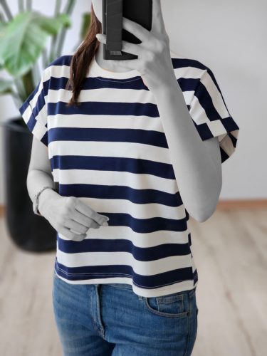 تیشرت نخ پنبه راه راه